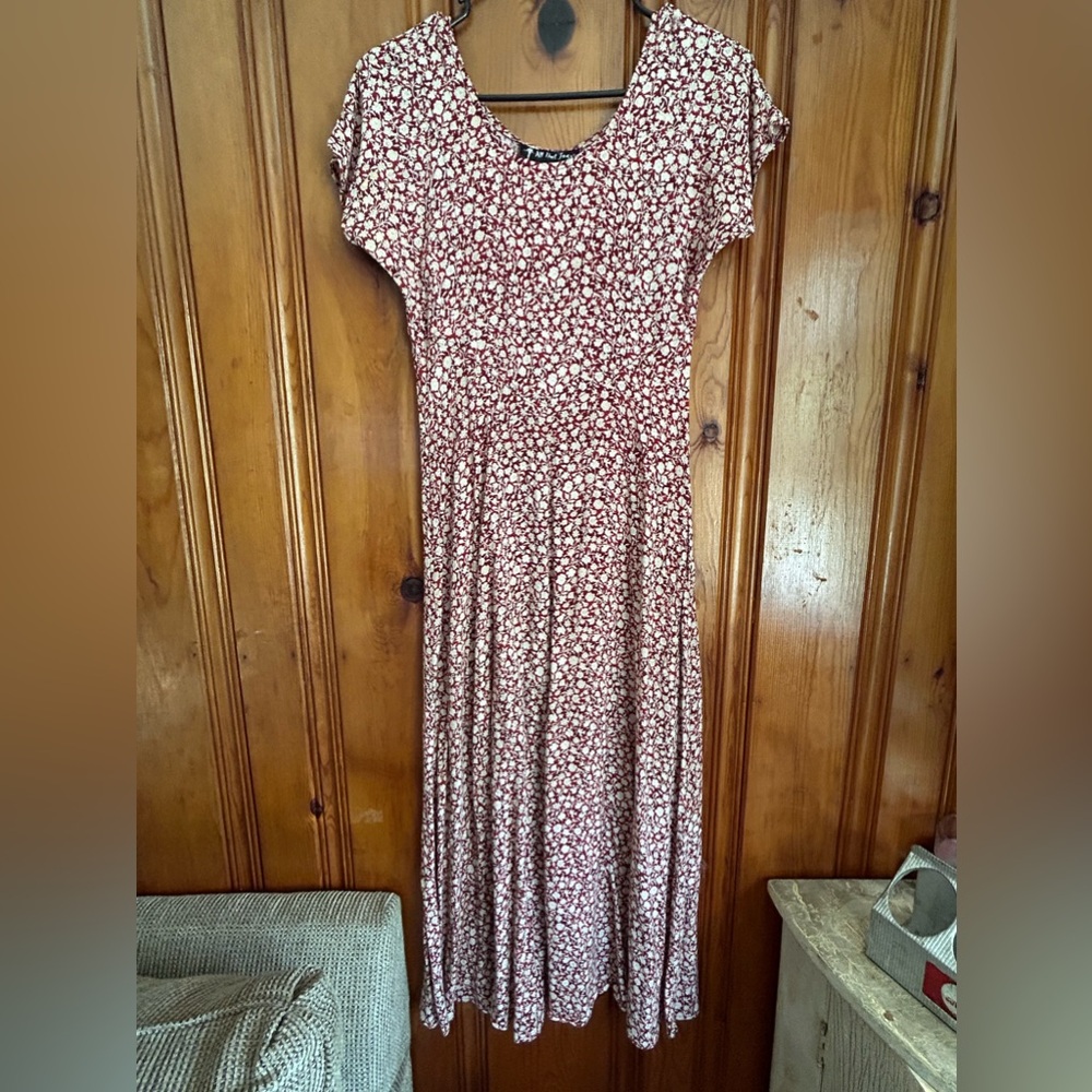 Vintage Floral Maxi Dress